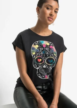 Sale Camiseta de suave mezcla de viscosa Mujer Camisetas