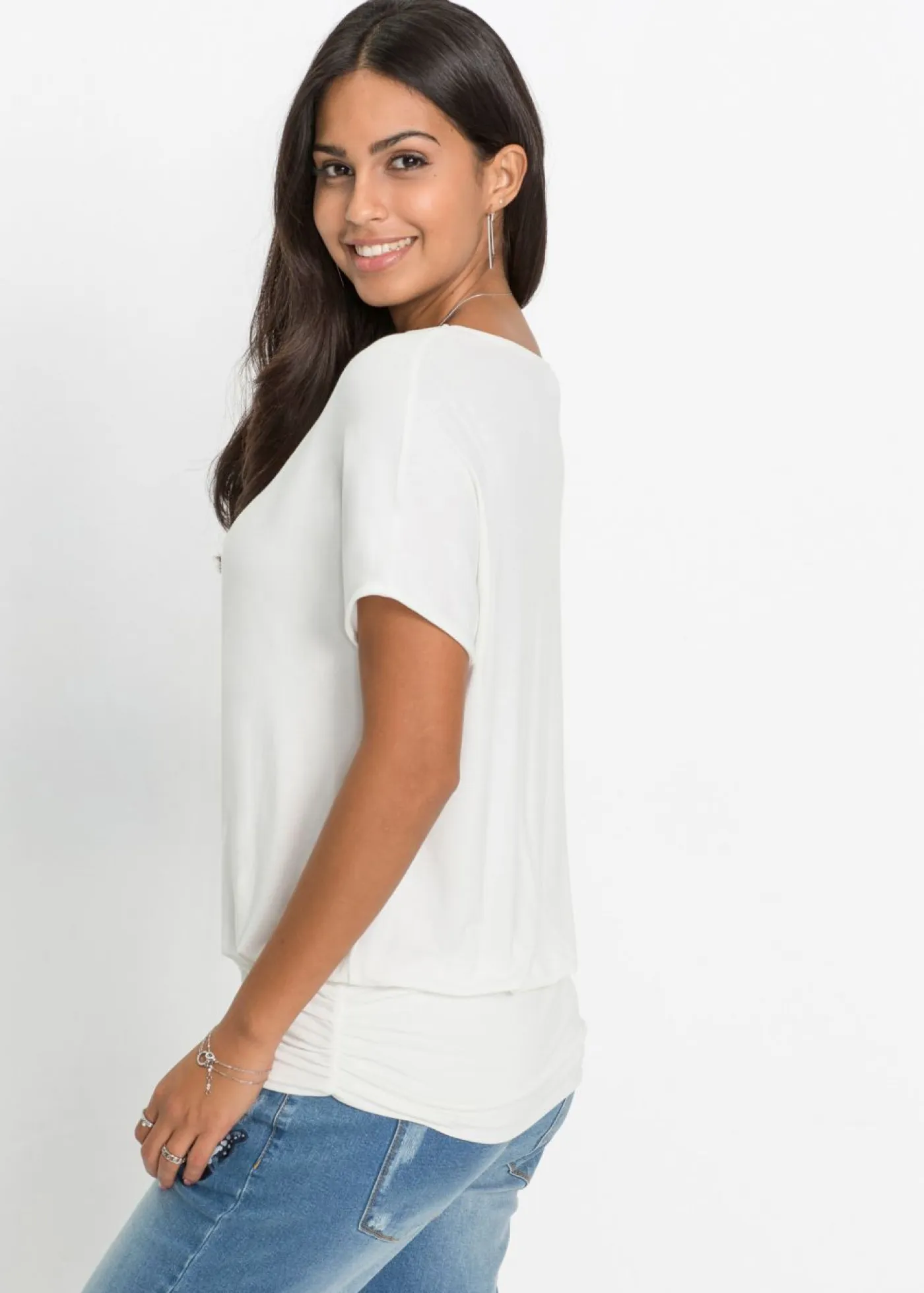 Best Camiseta de suave mezcla de viscosa Mujer Camisetas