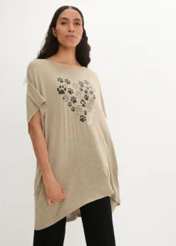 Clearance Camiseta de viscosa fluida Mujer Camisetas