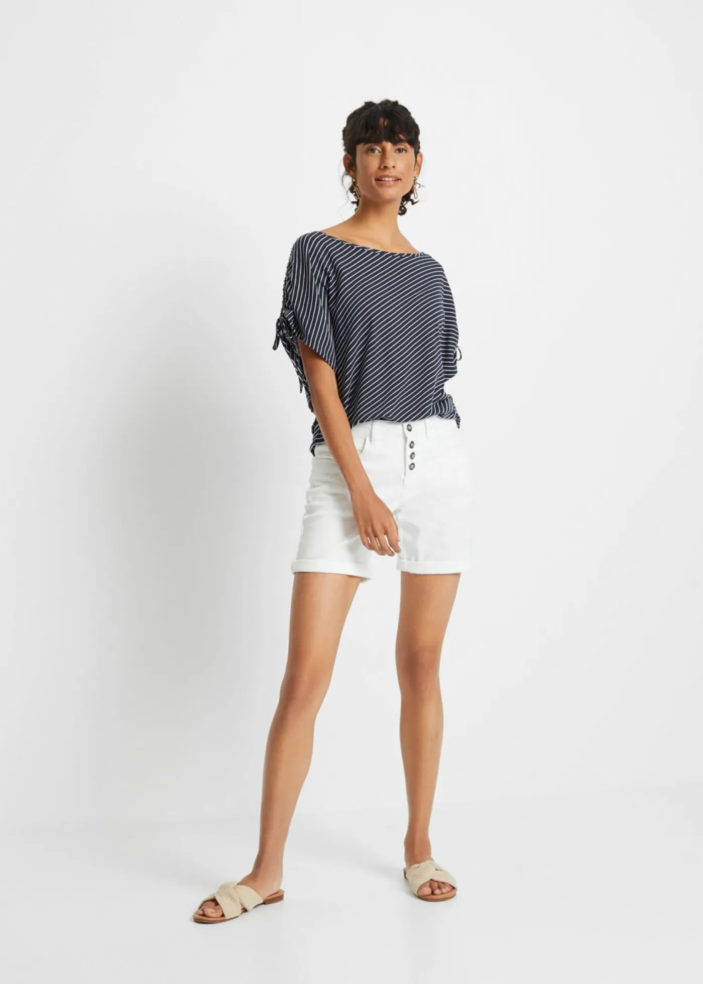 Camiseta de viscosa suave Mujer Camisetas|Novedades