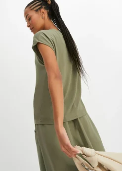 Hot Camiseta de viscosa suave Mujer Básicos|Camisetas