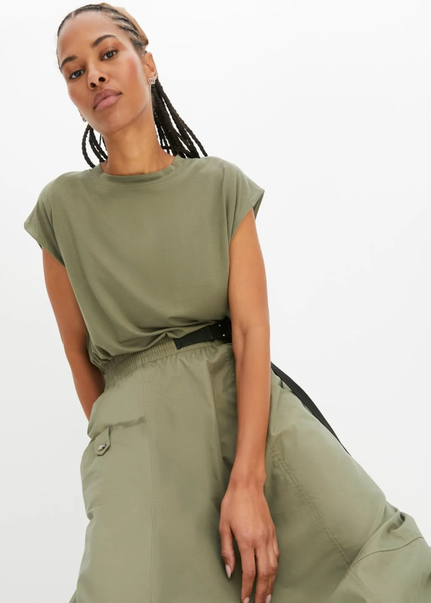 Hot Camiseta de viscosa suave Mujer Básicos|Camisetas