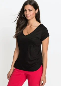 Clearance Camiseta de viscosa suave Mujer Básicos|Camisetas