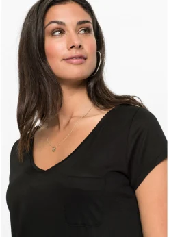 Clearance Camiseta de viscosa suave Mujer Básicos|Camisetas