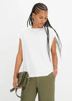 Sale Camiseta de viscosa suave Mujer Básicos|Camisetas