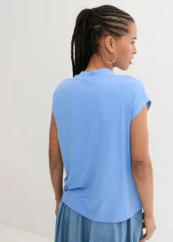 Online Camiseta de viscosa suave Mujer Básicos|Camisetas