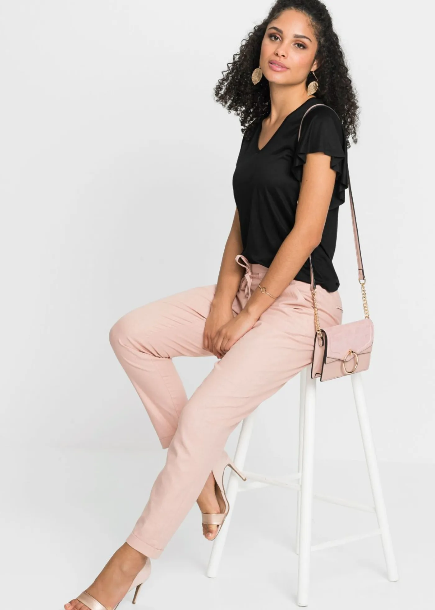 Online Camiseta de viscosa suave Mujer Camisetas|Novedades