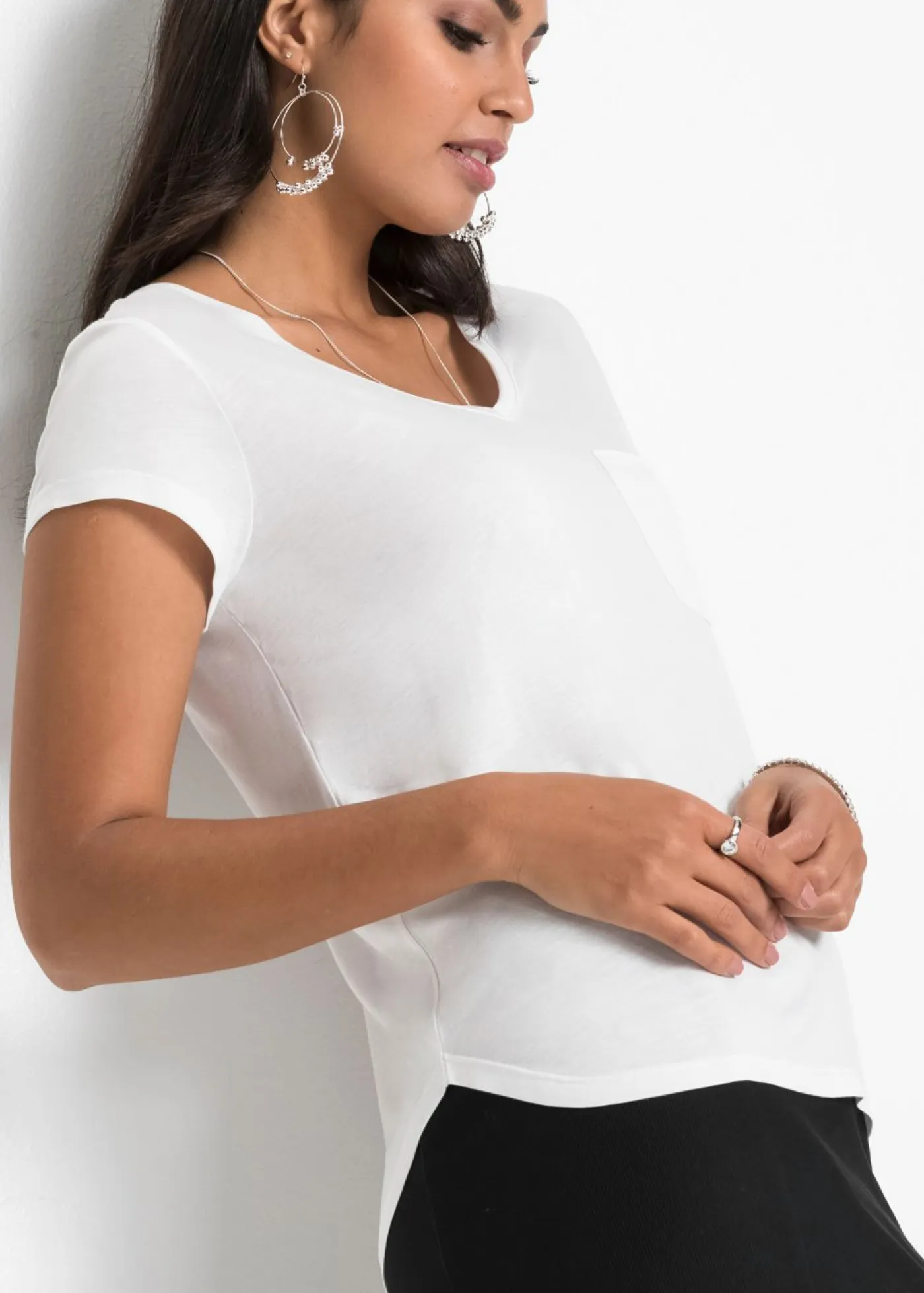 Discount Camiseta de viscosa suave Mujer Básicos|Camisetas