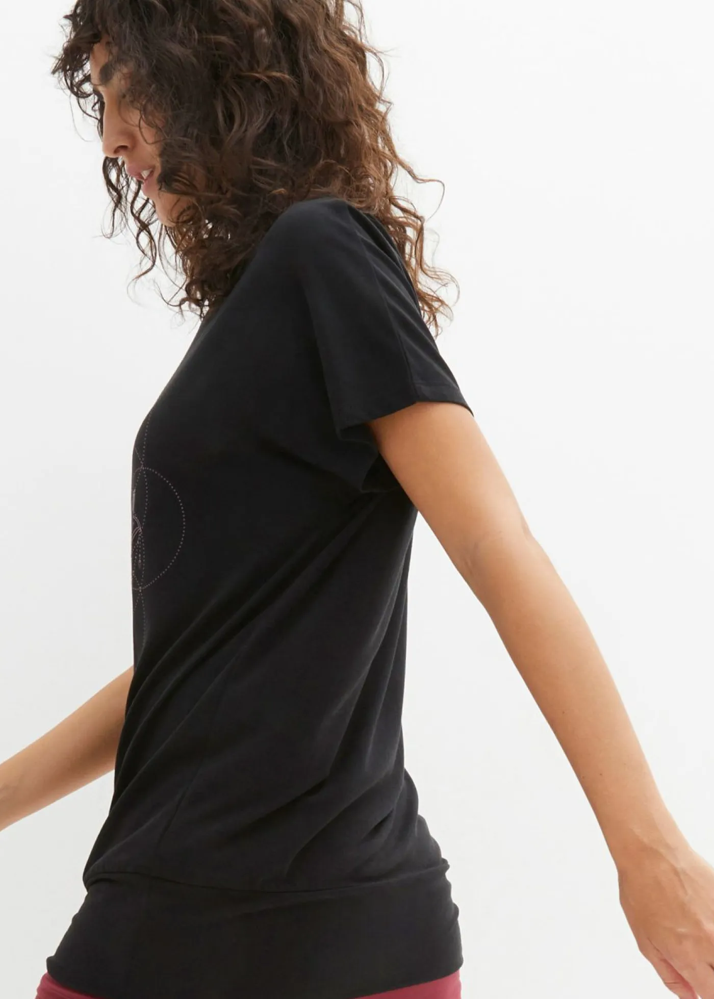 New Camiseta deportiva con corte holgado Mujer Ropa Deportiva|Camisetas