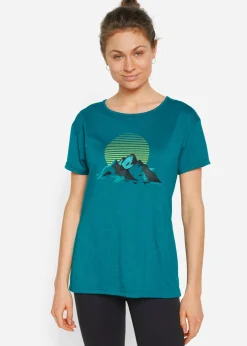 Online Camiseta deportiva de material de secado rápido (2 unidades) Mujer Ropa Para El Aire Libre|Ropa Deportiva
