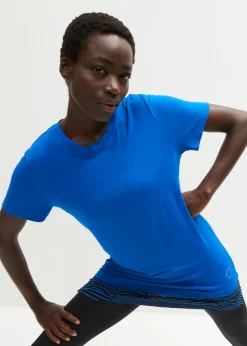 Discount Camiseta deportiva larga con aspecto 2 en 1 Mujer Ropa Deportiva|Camisetas