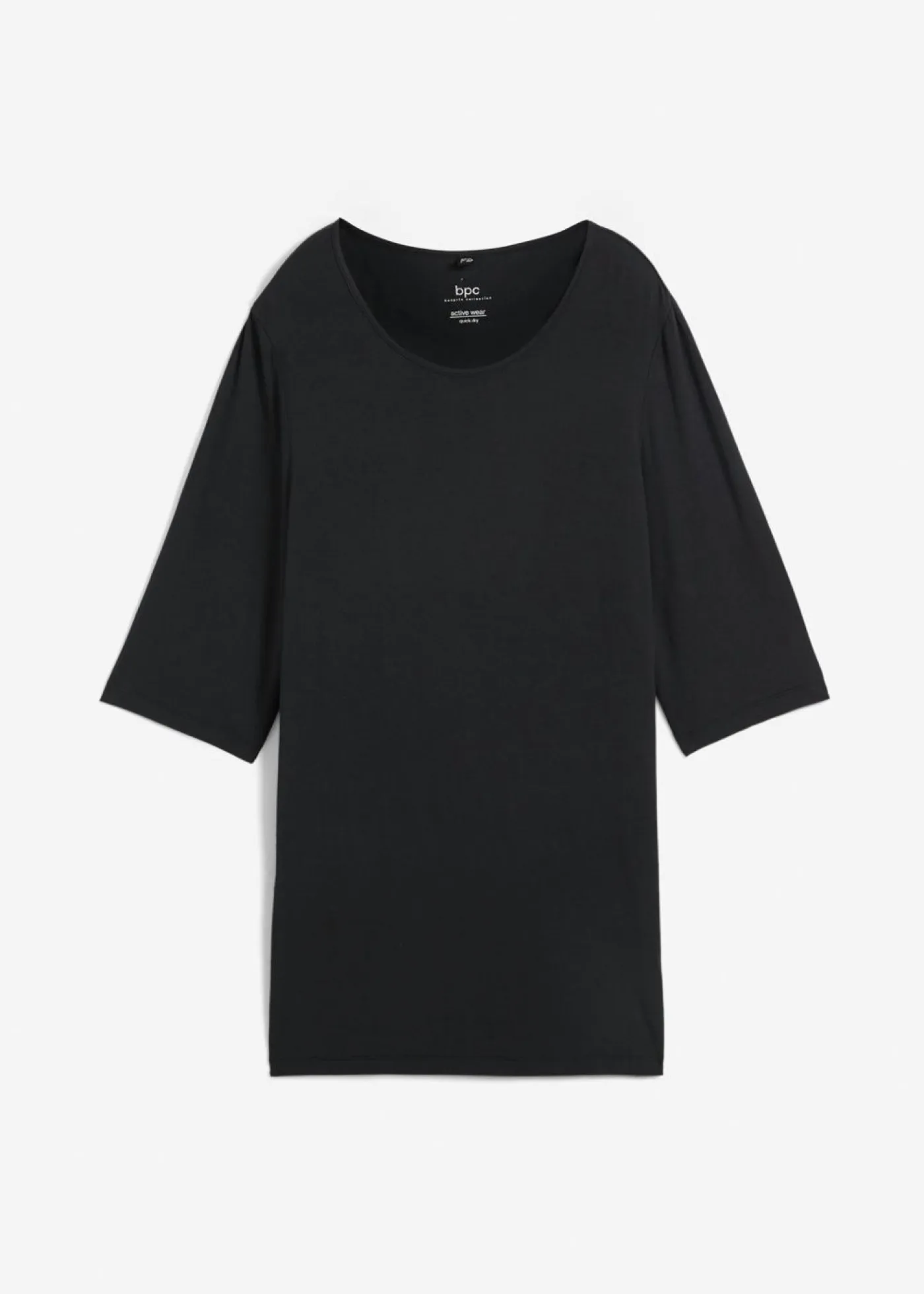 Clearance Camiseta deportiva larga con abertura y material de secado rápido Mujer Ropa Deportiva|Camisetas