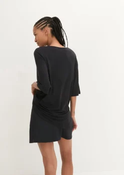 Clearance Camiseta deportiva larga con abertura y material de secado rápido Mujer Ropa Deportiva|Camisetas