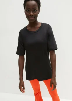 Discount Camiseta deportiva larga con malla, de secado rápido Mujer Ropa Deportiva|Camisetas
