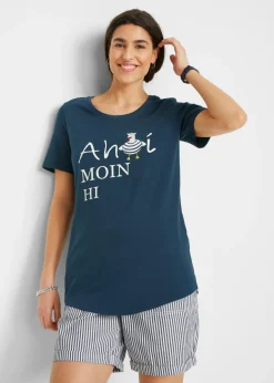 Clearance Camiseta en mezcla de algodón Mujer Camisetas