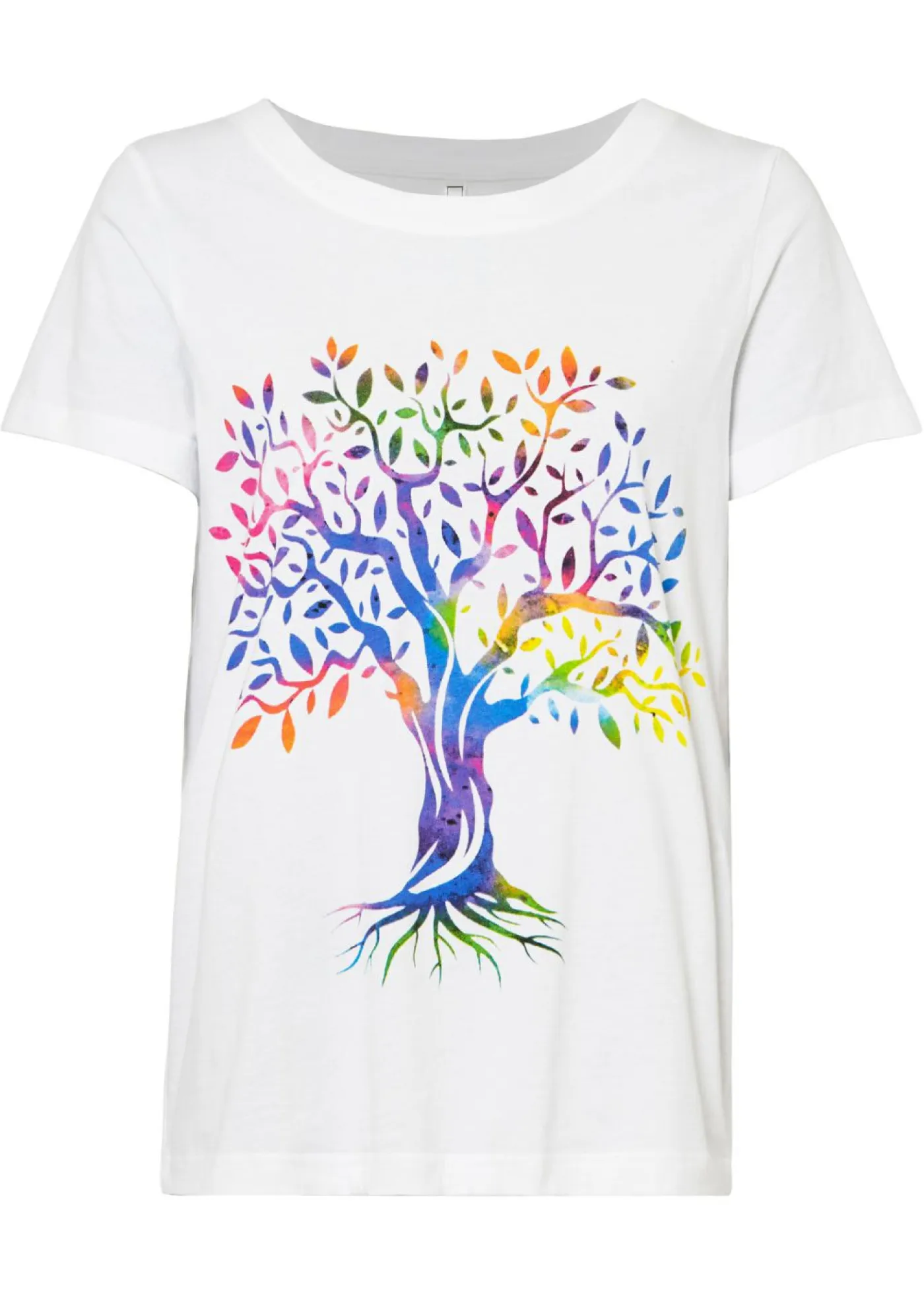 Sale Camiseta estampada de algodón orgánico Mujer Camisetas
