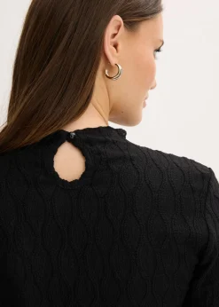 Sale Camiseta estructurada de manga larga Mujer Camisetas