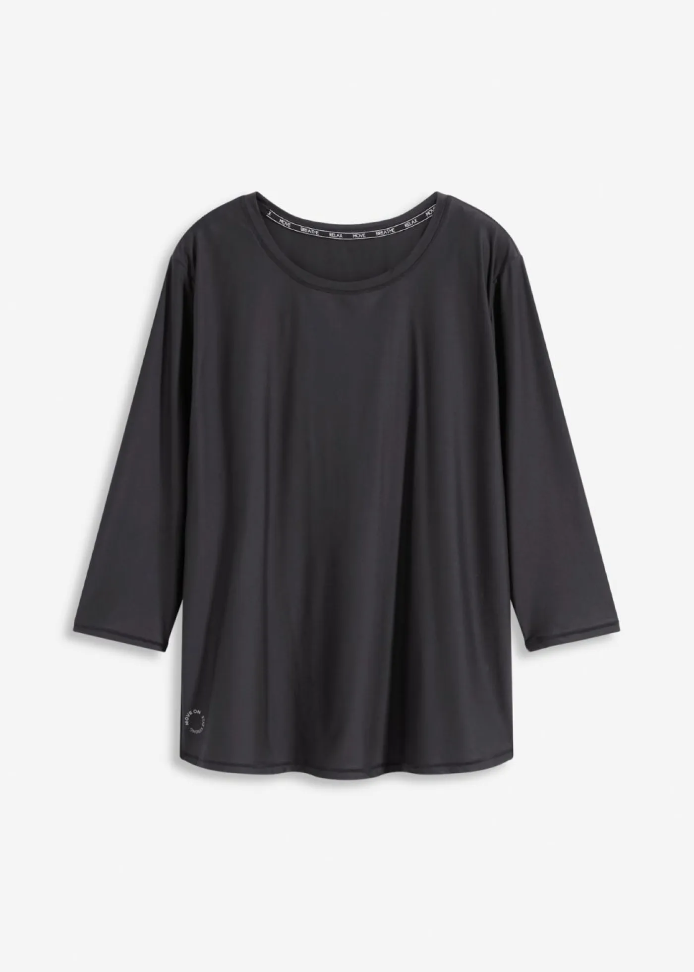 Camiseta funcional suave con mangas 3/4 y material de secado rápido Mujer Ropa Deportiva|Camisetas