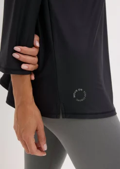 Camiseta funcional suave con mangas 3/4 y material de secado rápido Mujer Ropa Deportiva|Camisetas