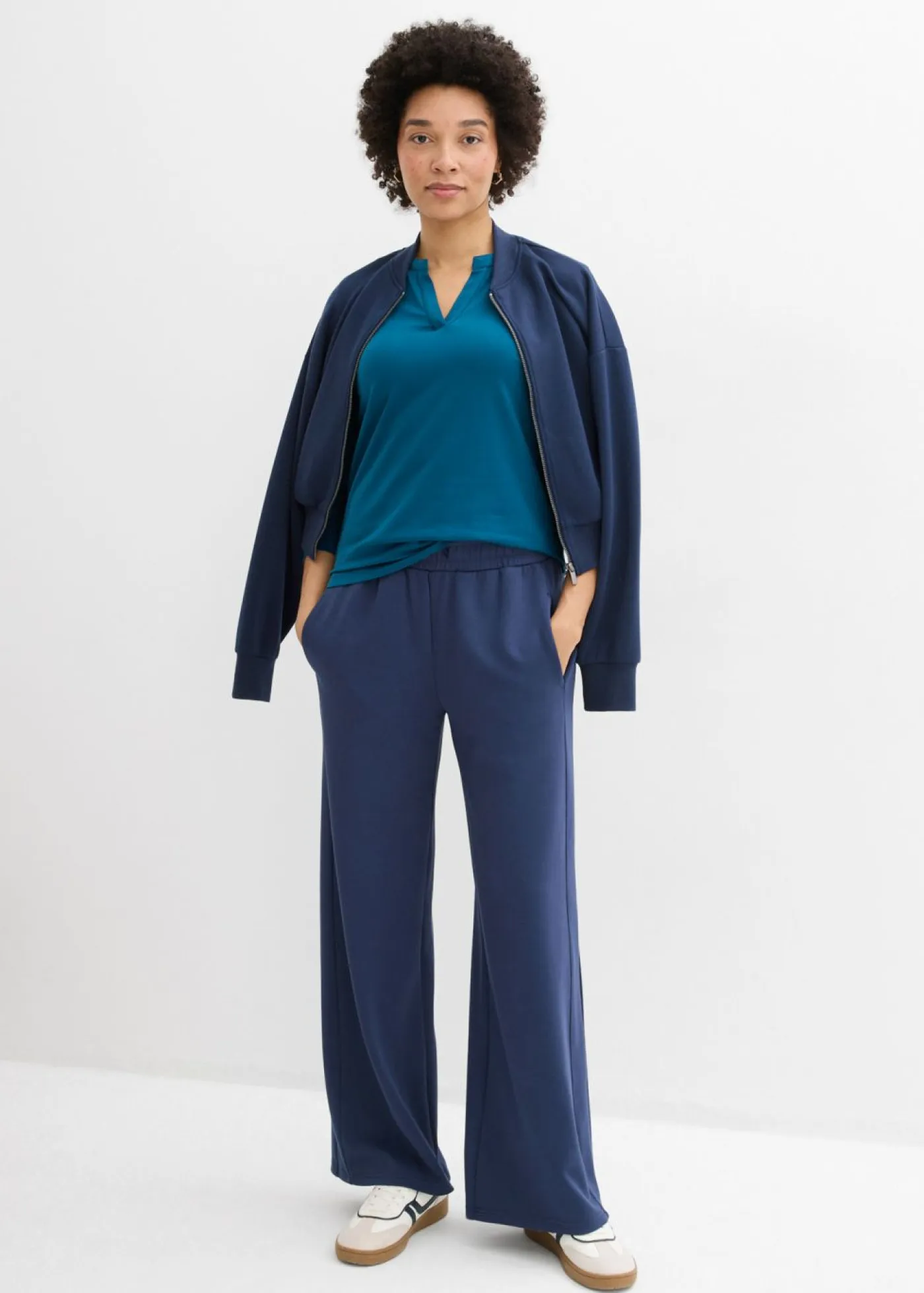 Outlet Camiseta henley hasta la cadera Mujer Básicos|Camisetas