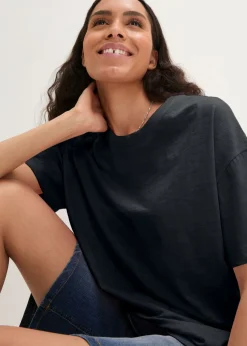 Sale Camiseta holgada con estampado Mujer Básicos|Camisetas