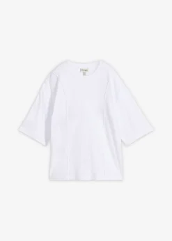 Discount Camiseta holgada de algodón orgánico puro Mujer Camisetas