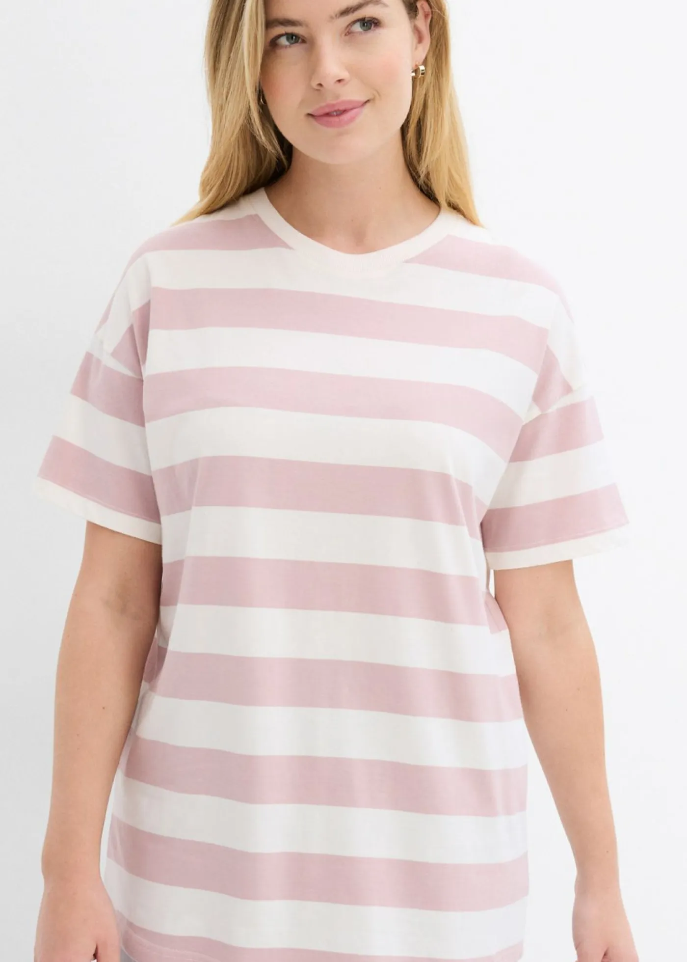 Best Camiseta holgada de algodón orgánico puro Mujer Básicos|Camisetas