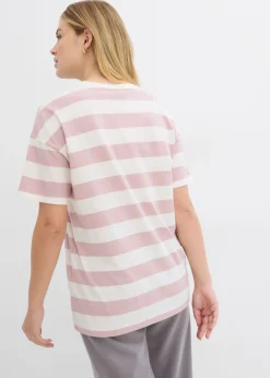 Best Camiseta holgada de algodón orgánico puro Mujer Básicos|Camisetas