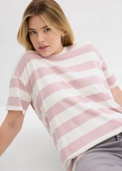 Best Camiseta holgada de algodón orgánico puro Mujer Básicos|Camisetas