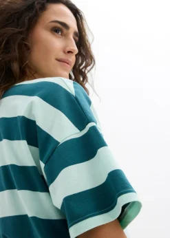 Outlet Camiseta holgada de algodón orgánico puro Mujer Básicos|Camisetas