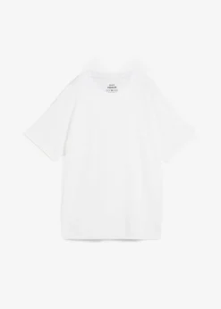 Sale Camiseta holgada de algodón orgánico puro Mujer Básicos|Camisetas