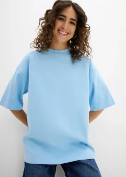 Camiseta holgada de algodón orgánico puro y pesado Mujer Básicos|Camisetas