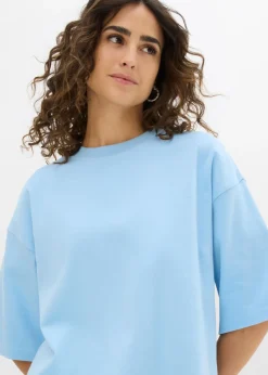 Camiseta holgada de algodón orgánico puro y pesado Mujer Básicos|Camisetas