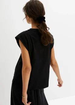 Hot Camiseta holgada de algodón orgánico puro Mujer Básicos|Camisetas