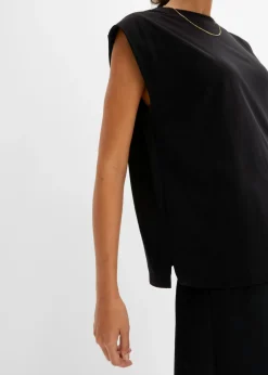Hot Camiseta holgada de algodón orgánico puro Mujer Básicos|Camisetas