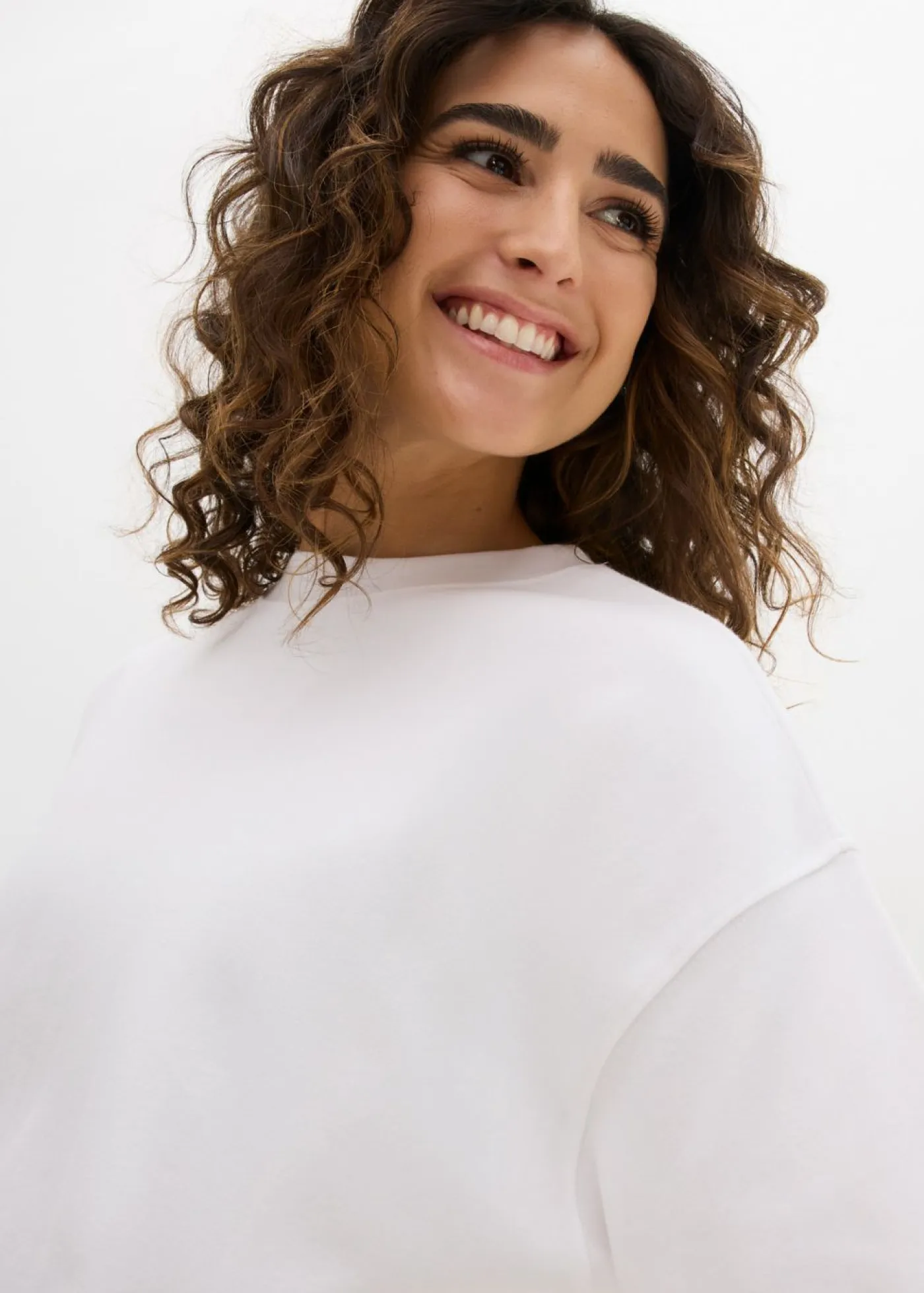 New Camiseta holgada de algodón orgánico puro y pesado Mujer Básicos|Camisetas