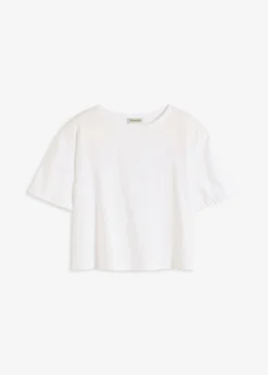 Sale Camiseta holgada de algodón orgánico puro Mujer Camisetas