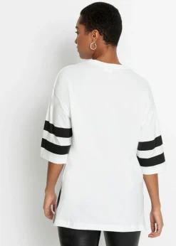 Sale Camiseta holgada de algodón orgánico puro Mujer Camisetas