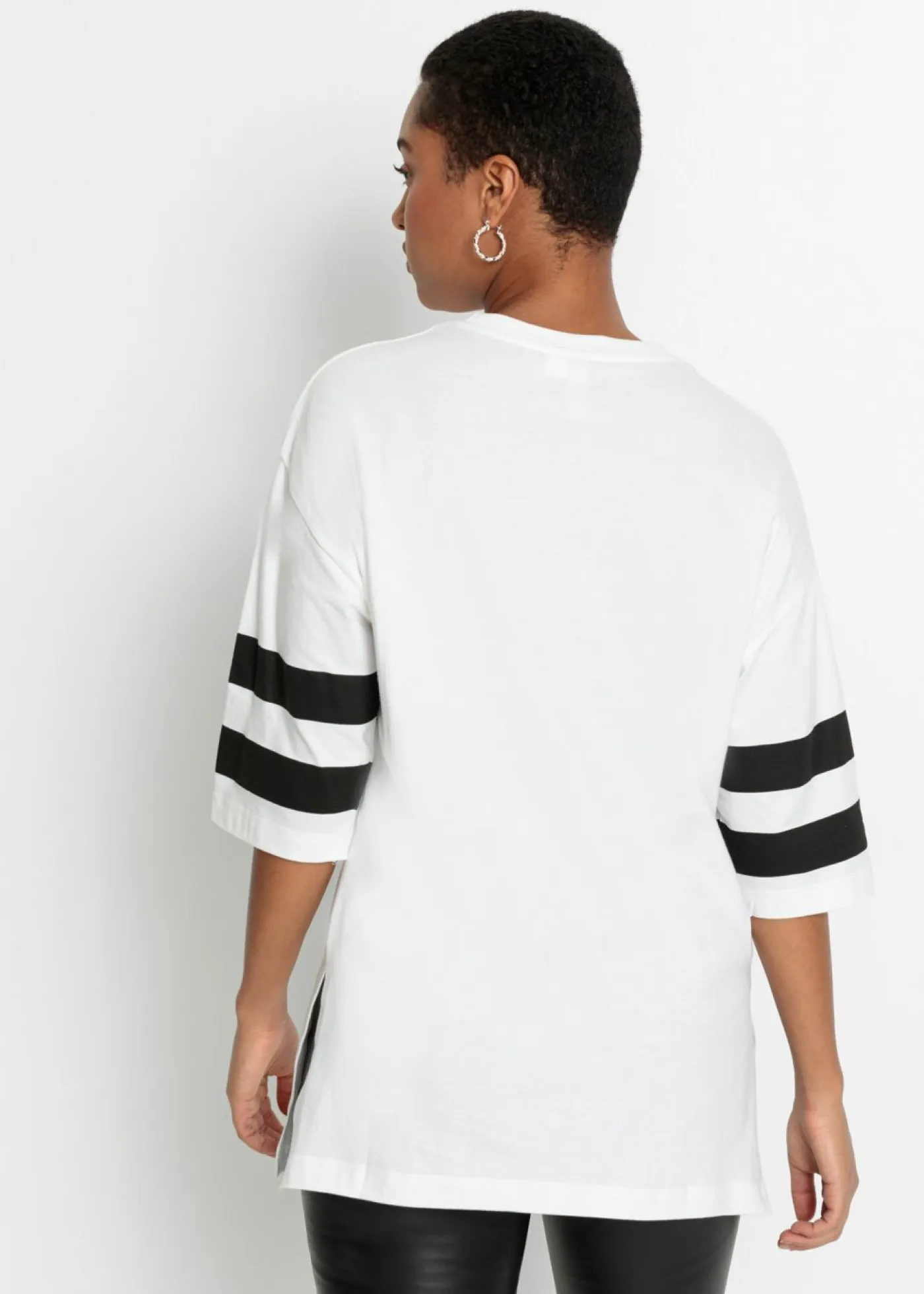 Sale Camiseta holgada de algodón orgánico puro Mujer Camisetas