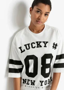 Sale Camiseta holgada de algodón orgánico puro Mujer Camisetas