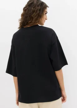 Clearance Camiseta holgada de algodón orgánico puro y pesado Mujer Básicos|Camisetas