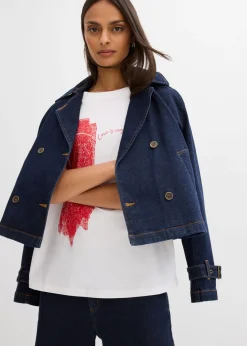 Discount Camiseta holgada de mezcla de algodón orgánico elástico Mujer Camisetas