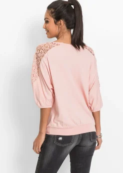 Online Camiseta holgada de mezcla de viscosa Mujer Camisetas