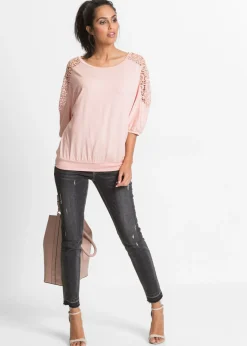Online Camiseta holgada de mezcla de viscosa Mujer Camisetas