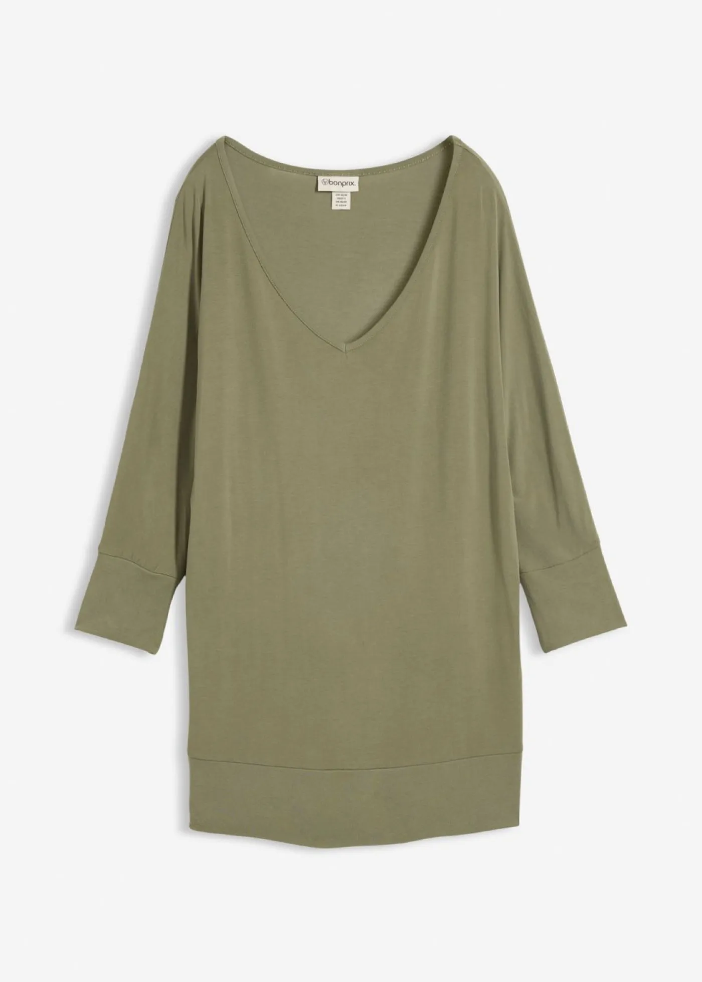 Outlet Camiseta holgada de viscosa fluida Mujer Camisetas|Novedades