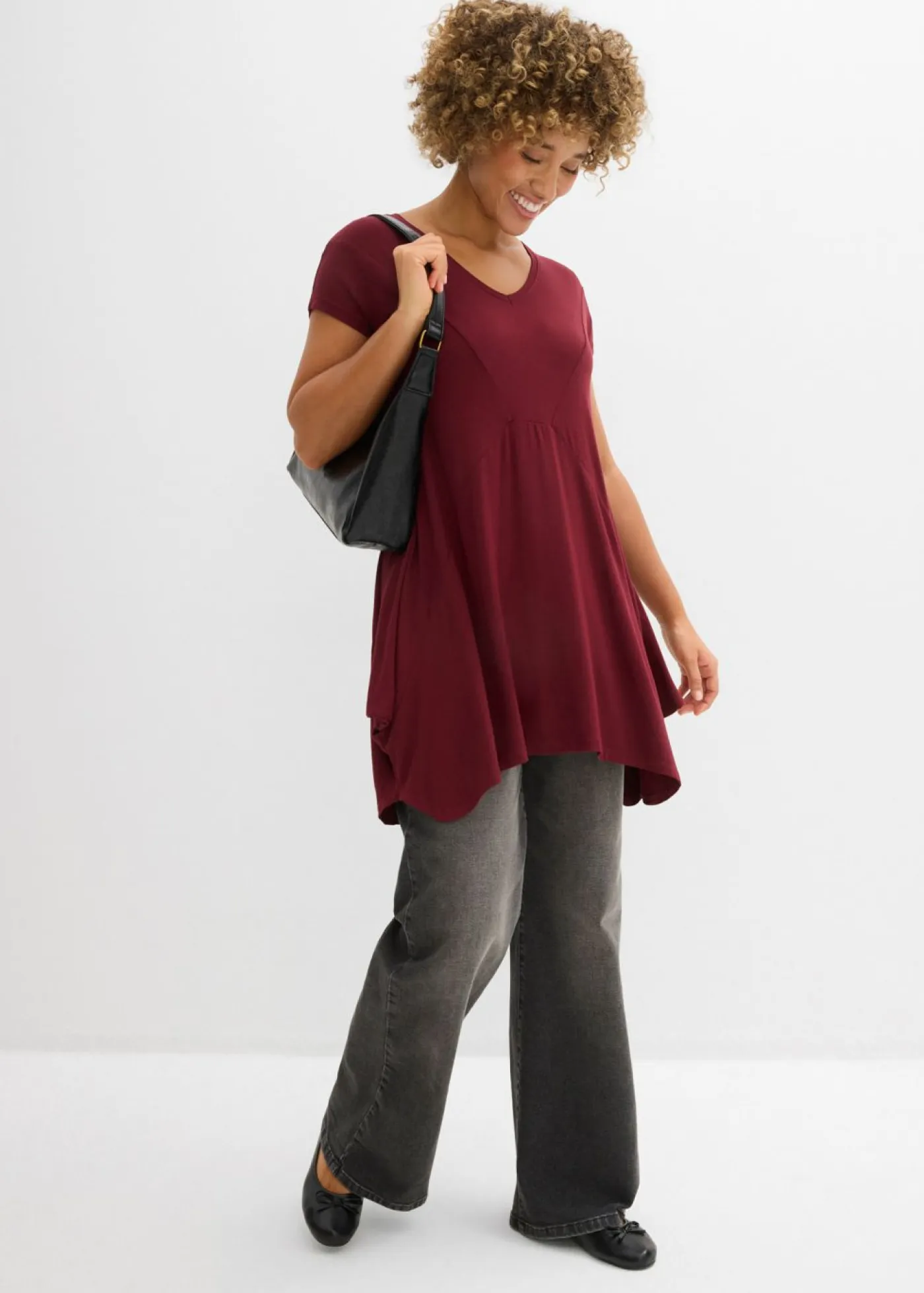 Camiseta larga Mujer Camisetas|Novedades