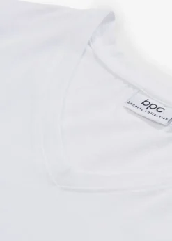 Sale Camiseta larga con escote en V (2 unidades) Mujer Básicos|Camisetas