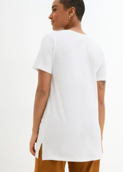 Sale Camiseta larga con escote en V (2 unidades) Mujer Básicos|Camisetas