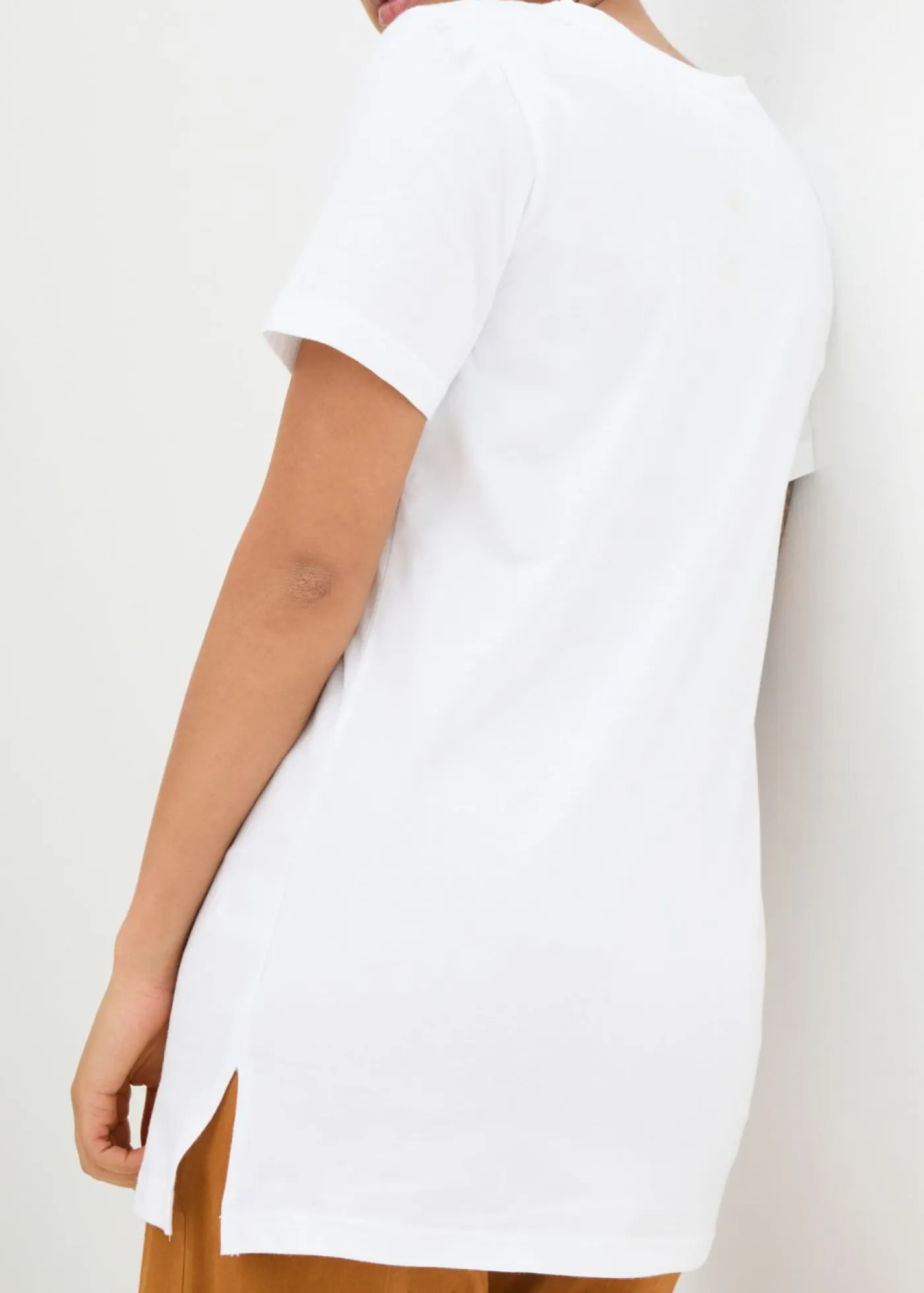 Sale Camiseta larga con escote en V (2 unidades) Mujer Básicos|Camisetas
