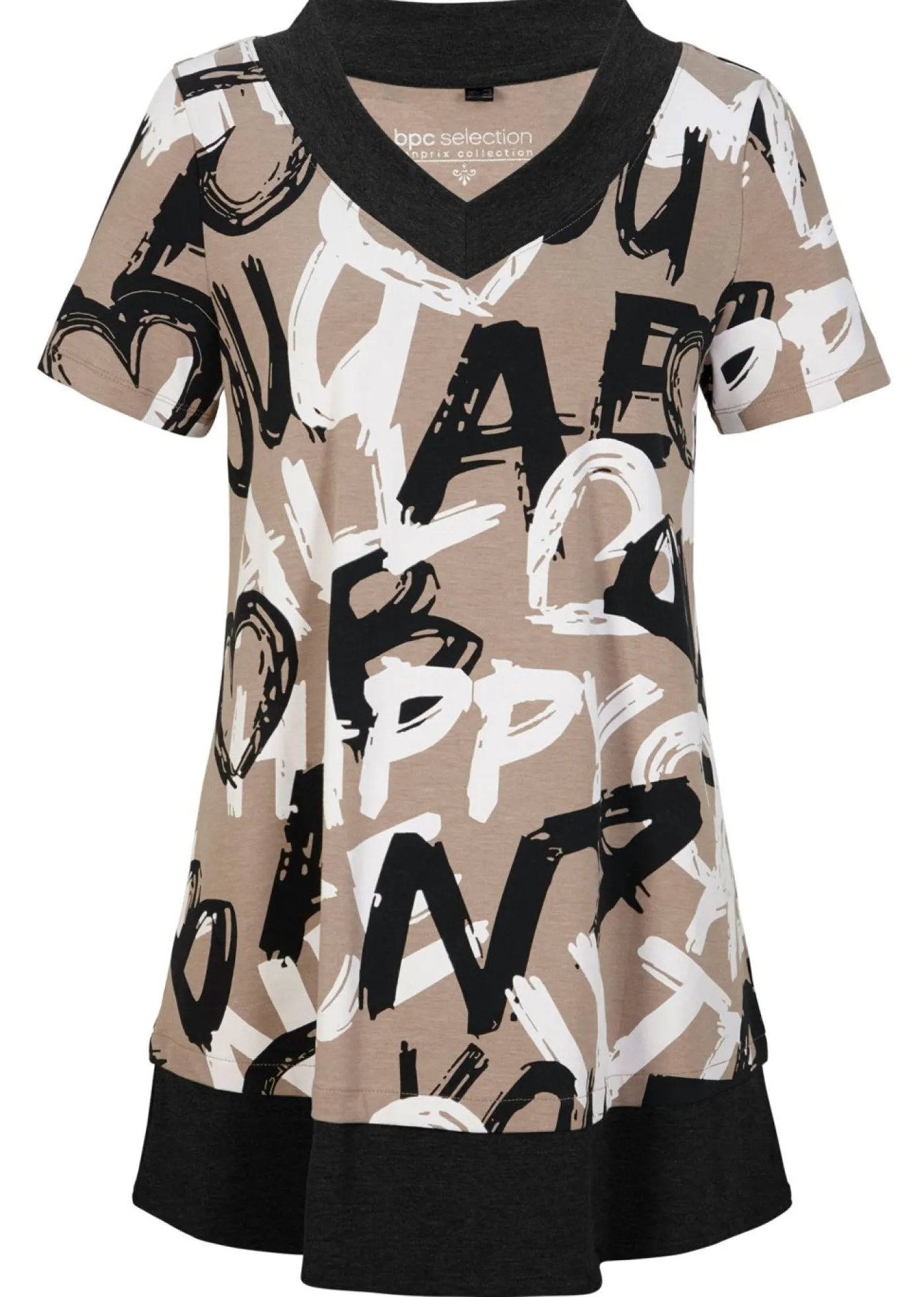 Outlet Camiseta larga con manga corta Mujer Camisetas